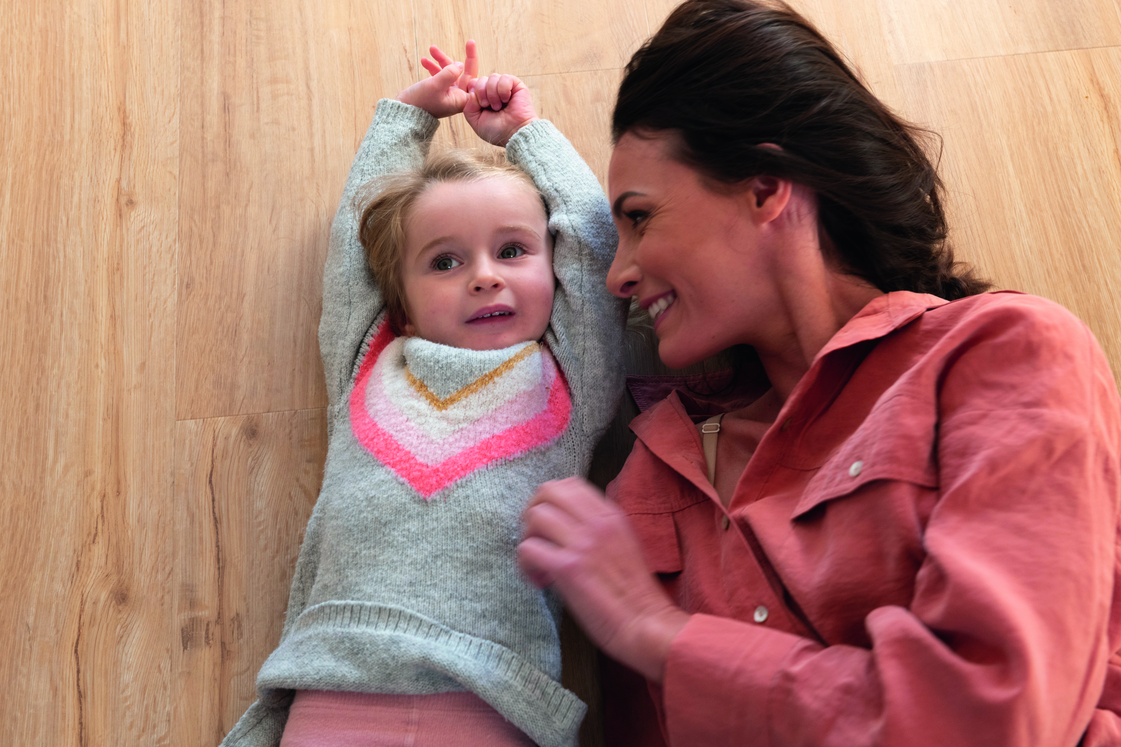 Gerflor gesunder Boden Mutter und Kind