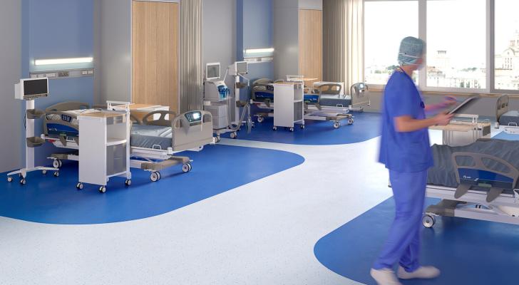 Mipolam Planet - room scene healthcare