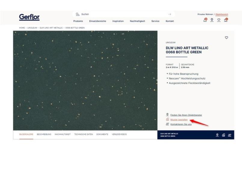 Gerflor Muster bestellen