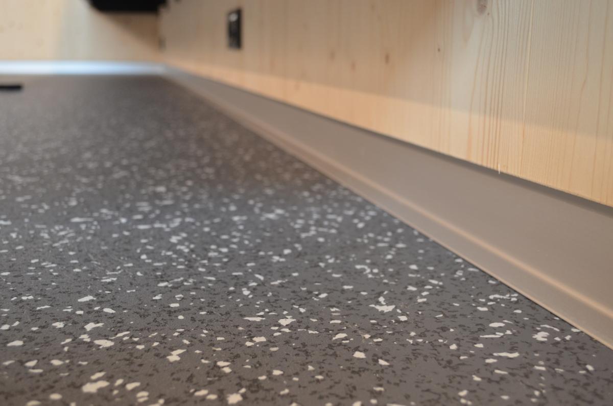 Nahansicht Boden Umkleidekabine